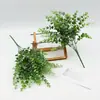Follaje Artificial Hoja de Dinero Materiales Florales para Bodas Decoración de Paisajismo de Jardinería Arreglo de Atmósfera Festiva Ramo de Eucalipto de 35 Piezas