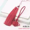 Nó Chinês Borla Semi-acabado Nó Auspicioso Corda de Alça Duas Cores Espinho Acessórios Acessórios DIY Corda para Pendurar no Carro