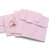 Saco para Embalagem de Joias de Tecido de Veludo Pérola Saco de Dicas Saco de Brinquedo Cultural Saco Pequeno Saco para Presente de Anel Saco com Fecho Saco Pequeno de Tecido Cinza