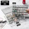 Organizador de Aretes Portátil con Compartimentos, Tapa y Cierre, Joyero de Gran Capacidad para Pulseras, Collares y Aretes