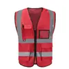 Chaleco Reflectante Transpirable de Verano, Ropa Fluorescente para Obras de Construcción, Sanidad de Tráfico, Escuelas de Manejo, Supermercados, Personalizable con Impresión de Logo