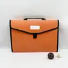 Nueva bolsa de archivo acordeón portátil de gran capacidad con 13 compartimentos de FC para guardar certificados de estudiante, exámenes y documentos