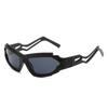 Nuevas gafas de sol Y2K de forma especial de moda europea y americana, gafas de sol de estilo hip-hop con personalidad transfronteriza, gafas de sol geniales