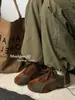 Sapatos femininos populares 2026 inverno novo respirável com cadarço estampa de leopardo versátil borracha antiderrapante sola macia tênis