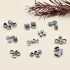 Plata s925 accesorios diy espaciador vintage cuentas espaciadoras cuentas de posicionamiento cuentas de pulsera de cristal tejidas a mano cuentas sueltas accesorios