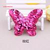 Árbol de Navidad lentejuelas de mariposa material diy llavero colgante para bolso hecho a mano ropa accesorios para el cabello accesorios para el tocado