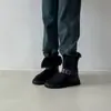 Botas de Neve Elegantes com Borda Enrolada para Mulheres 2026 Chegada Nova de Inverno Botas Curtas Aconchegantes Espessadas com Veludo Botas Peludas Sapatos de Algodão Versáteis