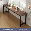 Mesa longa para duas pessoas para estudantes, uso doméstico no quarto para estudar e escrever, mesa de computador retangular para imóveis de aluguel, mesa estreita montada na parede