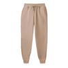 Calças de cor sólida atacado de fábrica moda europeia e americana marca hip-hop masculinas e femininas outono e inverno novo casual esportivo solto com forro de fleece