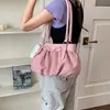 Nuevo bolso tote versátil de gamuza 2026 para ir al trabajo, bolso de mano grande para mujer con lazo, bolso de hombro