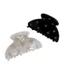 Pinza para el Cabello de Tamaño Mediano Alan con Textura de Diamante y Acetato Tachonado Estilo Ins Lindo y Elegante Pinza de Moda Elegante