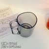 Vaso para Enjuague Bucal Pareja Paquete de Dos Venta al por Mayor Nórdico Transparente Hogar Dormitorio Estudiante Engrosado tamaño pequeño Vaso para Cepillo con Asa