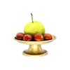 Plato de Fruta de Latón para Uso Doméstico, Ofreciendo una Sensación de Elegancia, Bandeja de Cobre para Escritorio del Hogar, Adorno Decorativo de Artesanía Metálica