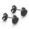Pendientes de Acero Inoxidable Estilo Coreano Transfronterizos de Amor, Unisex, Sencillos, Modernos, Personalizables, Versátiles, Venta al por Mayor de Fábrica Original