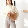 Bolsa Portátil Corazón de Amor 2025, Linda Bolsa Cruzada de Peluche, Mini Bolso de Hombro Simple a la Moda con Forma de Corazón para Niñas