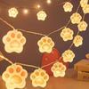 Tira de Luces LED de Dibujos Animados Puesto Dormitorio Yugui Perro Panda Kitty Gato Luz de Color Luz Intermitente Luz de Ambiente para Habitación