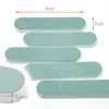 Tira de pulido verde y blanco 9*2 Wenwan arte de uñas eliminación de marcas de descontaminación mini varilla de plata venta directa de fábrica de joyería de plata