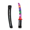 Flash espada samurai brinquedo bola acessórios de fantasia adereços Faca Ninja fantasia de feriado crianças sabre de luz brinquedo faca