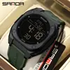 El Reloj Más Vendido de Sanda, Reloj Electrónico Multifuncional con Alarma de Repetición, Esfera Grande, Luminoso, Resistente al Agua, Reloj Deportivo para Jóvenes