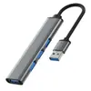 Base de Expansión Tipo-C a Divisor USB con Extensor 3.0, Hub USB Uno a Cuatro para Memorias USB y Laptops