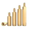 Estuche Hexagonal de Separadores de Cobre Tornillos de Cabeza Única para Gabinete de Computadora Postes de Soporte para Espaciado de Placa Base Paquete Mixto