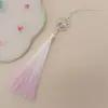 Colgante de borla degradado de gato nuevo Guanshan Yue 12CM Espiga Cheongsam Hanfu Ropa para niños Colgante Colgante colorido