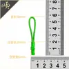 Cordones termorretráctiles de colores personalizados moldeados por inyección para ropa y bolsos de exterior, tiradores de cremallera universales, cordones de cremallera al por mayor