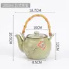 Tetera de Estilo Chino Nuevo Hervidor para Restaurante de Sushi Japonés Olla para Sopa Olla Caliente Vajilla de Cerámica Estilo Japonés para Hotel