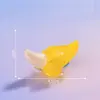 Simulación de paisaje en miniatura, bolsa sorpresa de frutas que brillan en la oscuridad, accesorios de decoración DIY con pegamento de crema temática de alimentos, figuras de resina para escritorio
