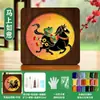 Posavasos de Esmalte Cloisonné Materiales Hechos a Mano para DIY Base Electrónica de Cloisonné Artesanía Tradicional Obras de Arte Tarea Regalo para Team Building