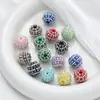 Cadena de Diamantes de Perlas de Colores Nuevos con Strass, Cuentas de Agujero Recto, Cuentas Pesadas para Bricolaje, Accesorios para Joyería al por Mayor