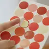 Adesivos criativos de bolinhas vermelhas estilo ins para planner, adesivos autocolantes, adesivos de decoração de parede 1,6cm