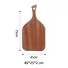 [Escolha Premium] Tábua de Corte para Bebê Frutas Tábua de Corte de Madeira Tábua de Corte Mini Prato Criativo Infantil Tábua de Corte