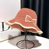 Sombrero de Sol de Verano Calado Transpirable Sombrilla de Playa Sombrero de Pescador Tejido de Paja de Ala Ancha Color Vacaciones en la Costa para Mujer