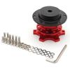 Herramienta universal de liberación rápida para volante de carreras de aleación de aluminio, ideal para modificaciones de automóviles y para un desmontaje rápido.