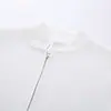2026 Chaqueta Cardigan de Punto Casual Estilo Coreano para Otoño/Invierno, Ajuste Holgado, Color Sólido, con Cuello Alto y Doble Cremallera