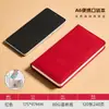 A6 Couro de Ovelha Bolso para Caderno Tamanho de Bolso Negócios Escritório Couro Macio Bloco de Notas Espessado Personalizável com Impressão de Logo
