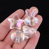 10 piezas/paquete de cuentas sueltas transparentes con forma de resina, cuentas sueltas con forma de cabeza transparente, accesorios para manualidades, cuentas sueltas semiacabadas, venta al por mayor