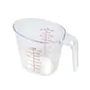Juego de tazas medidoras de plástico de grado alimenticio para utensilios de cocina para uso doméstico con escala, taza medidora de plástico PP para hornear