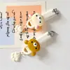 Cortador de Unhas Fofo Doméstico Urso Cortador de Unhas Boca Única Inclinada Rosto Plano Desenho Animado Dobrável Cortador de Unhas Manicure