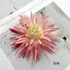 Estilo Antigo Garra de Caranguejo Cabeça de Crisântemo DIY Crisântemo Dourado Flor Artificial Guirlanda Feita à Mão Adereços para Penteado Pacote de Materiais Acessórios da Dinastia Han Pequenos Enfeites