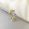 Anillo Ladrillo de Diseño Nicho de Alta Gama Lujo Accesible para Mujer Moda Europea y Americana Creativo Zirconia Chapado en Oro Anillo Abierto Ajustable