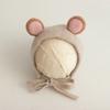 Liquidación en stock accesorios para fotografía de recién nacidos animales de fieltro de lana hechos a mano forma de rana conejo alce