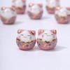Nuevo color gato gato de la suerte lindo japonés cerámica diy hecho a mano color agujero vertical cabeza de gato creativo pulsera tobillera