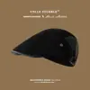 Gorra de estilo británico de periódico japonés, gorra de visera de otoño e invierno estilo old money vintage para mujer, gorra de gamuza tipo pico, gorra de periódico de moda