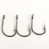 Anzuelos de Pesca Marítima al por Mayor con Púas, Anzuelo Simple para Pesca con Señuelo, Adecuado para Pargo Negro y Atún, con Línea Secundario, Anzuelo de Placa de Hierro, Acero Inoxidable, Herramienta Anti-Óxido