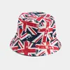 Novo Chapéu de Balde com Elemento de Bandeira Multi-País Transfronteiriço (Chapéu Bucket Casual Tendência Estilo Logo de País) SJ
