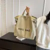 Bolsa de Lona Gran Capacidad Bolso Cruzado Nuevo Bolso de Moda para Mujer Bolso para Viajar al Trabajo para Mujer Bolso de Hombro Versión Coreana