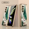 Funda GKK para teléfono de pantalla plegable Samsung Z fol5 Z fol5 cristal marmoleado funda protectora resistente a caídas