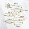 Artefacto para la cintura de los pantalones pasador de cintura broche anti-exposición broche de corsage de alta gama joyería hebilla de broche de perlas